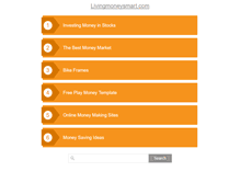 Tablet Screenshot of livingmoneysmart.com